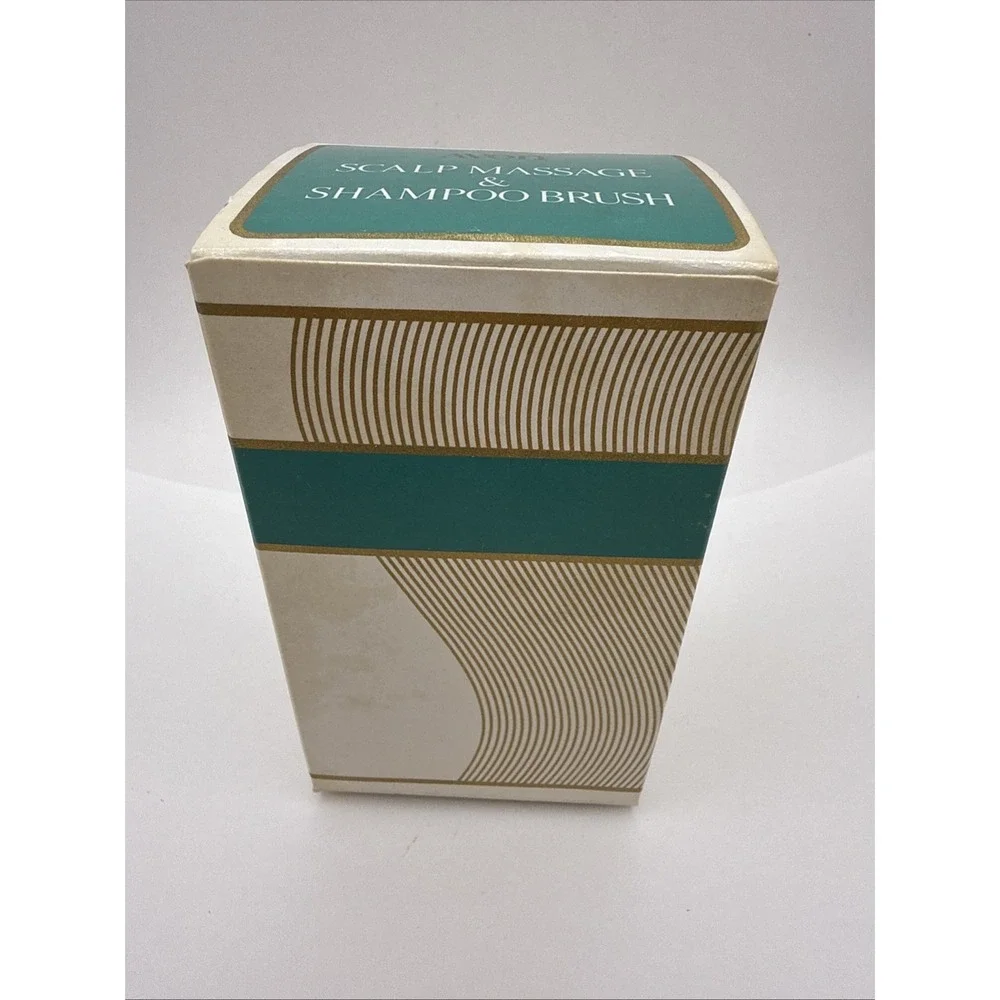 Avon Scalp Massage & Shampoo Brush In Box Vintage RARE NEW NOS